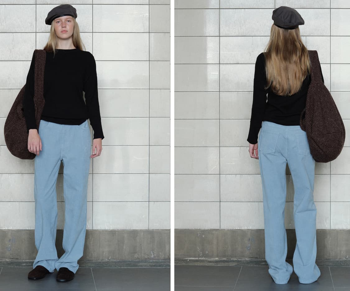 비아 플레인 corduroy pants 스몰 상품이미지8