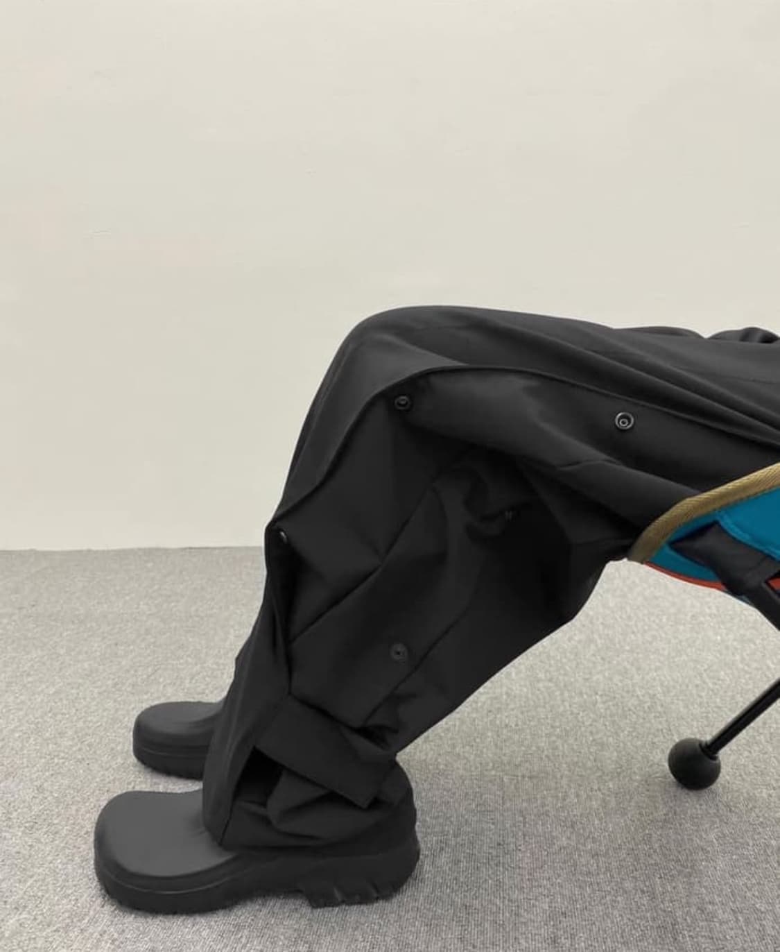 논노드 플렉시블팬츠 블랙 1사이즈 상품이미지2