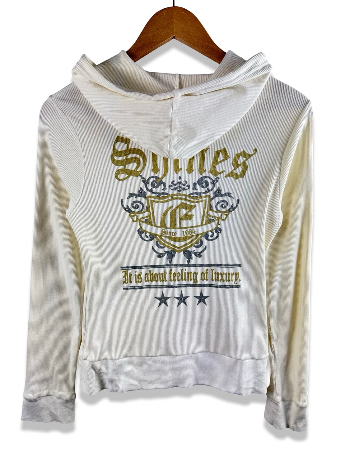 JPN Y2K 레터링 딱붙 후드집업2392 상품이미지1