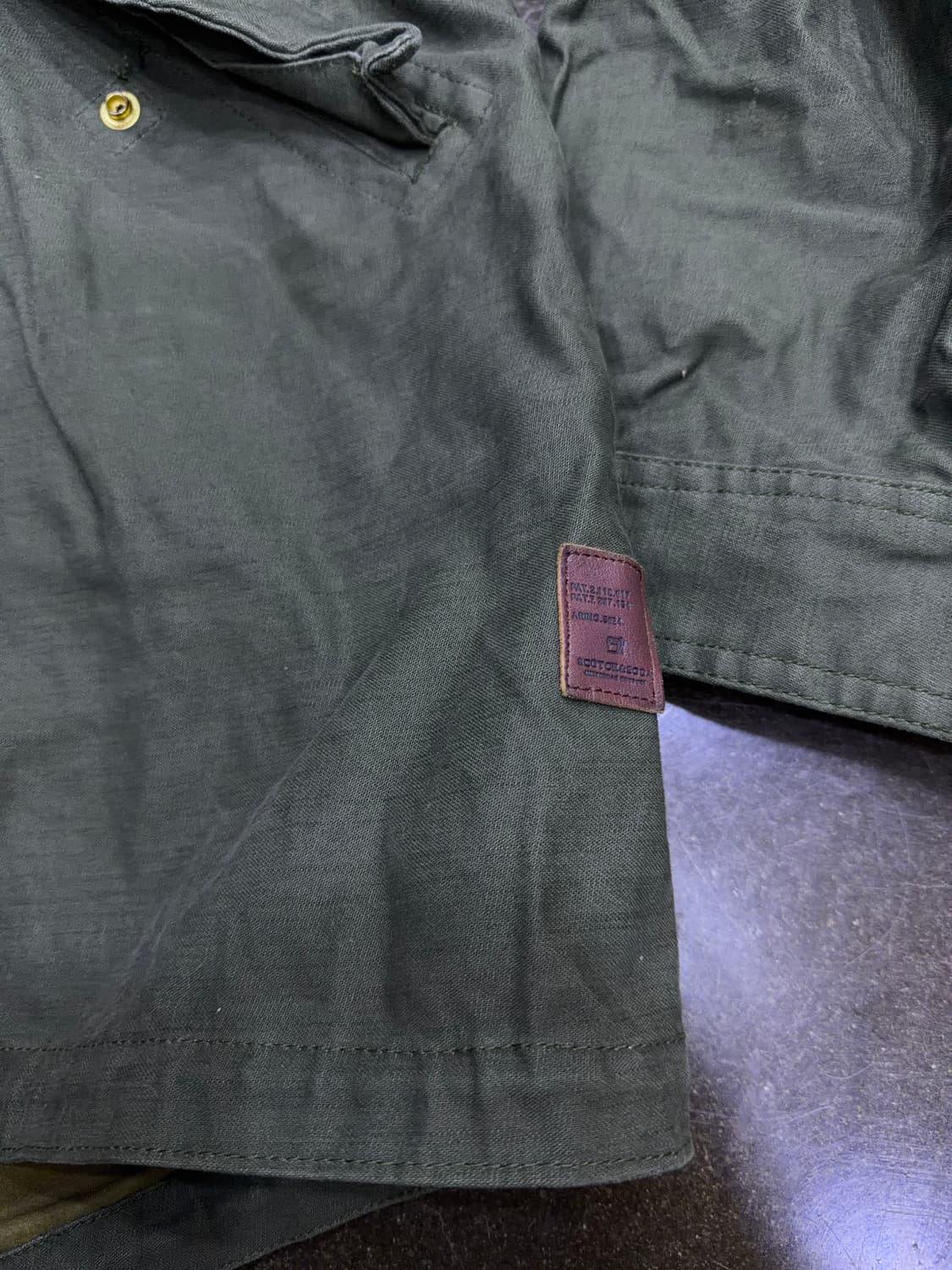 스카치앤소다 피쉬테일 M65 파카 후드 야상자켓 올리브 M 상품이미지6