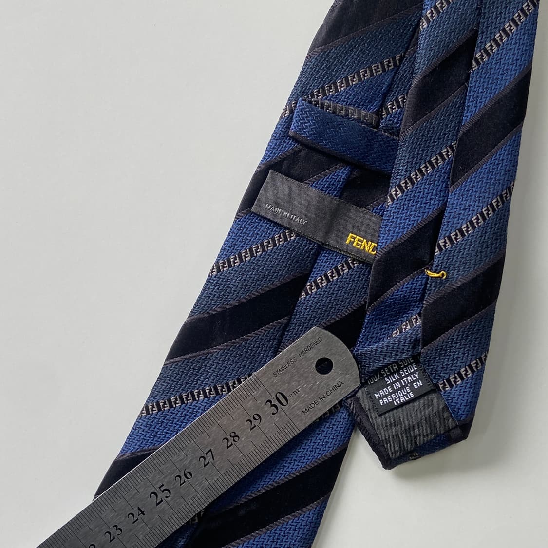 펜디 (FENDI) FF 모노그램 정품 명품 넥타이 7.7cm 상품이미지5