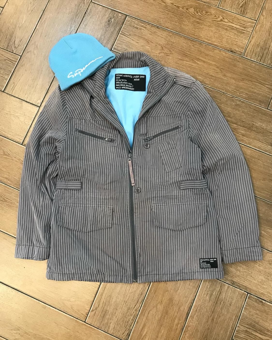 Stussy Stripe Work Jacket 상품이미지7