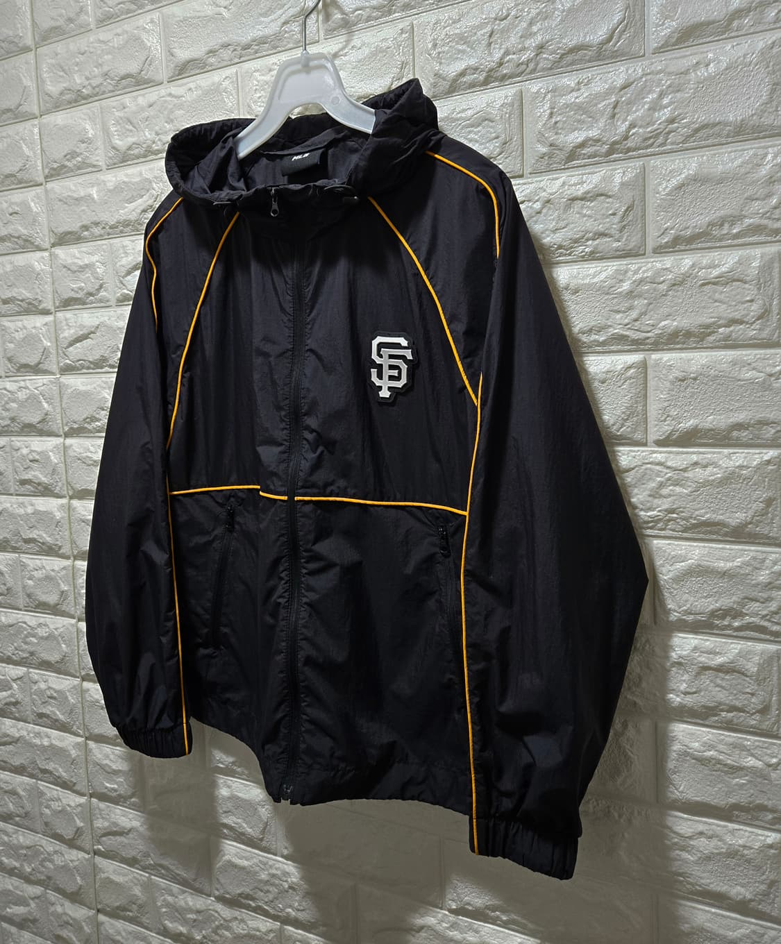 MLB 베이직 썸머 파이핑 바람막이 XS 상품이미지5