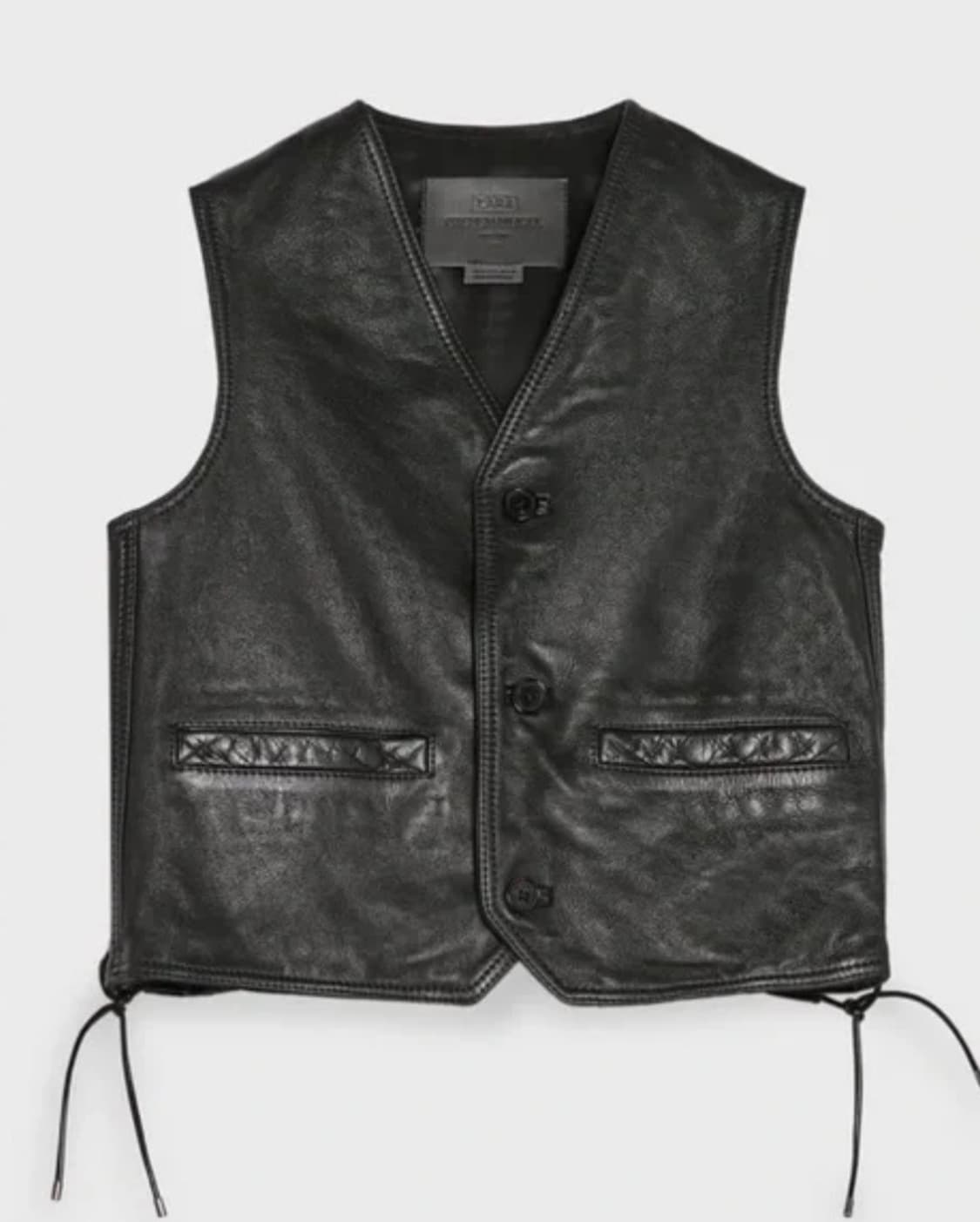 ZARA X STEVEN MEISEL - leather vest 상품이미지1