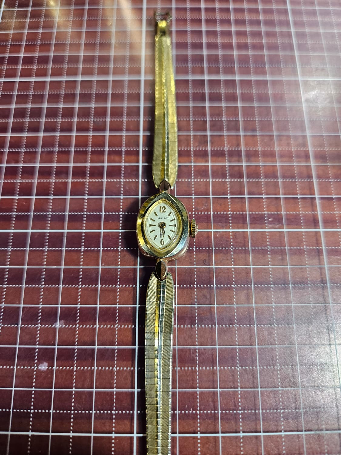 해밀턴 빈티지 여성 금장 핸드와인딩(수동) 손목시계 상품이미지3