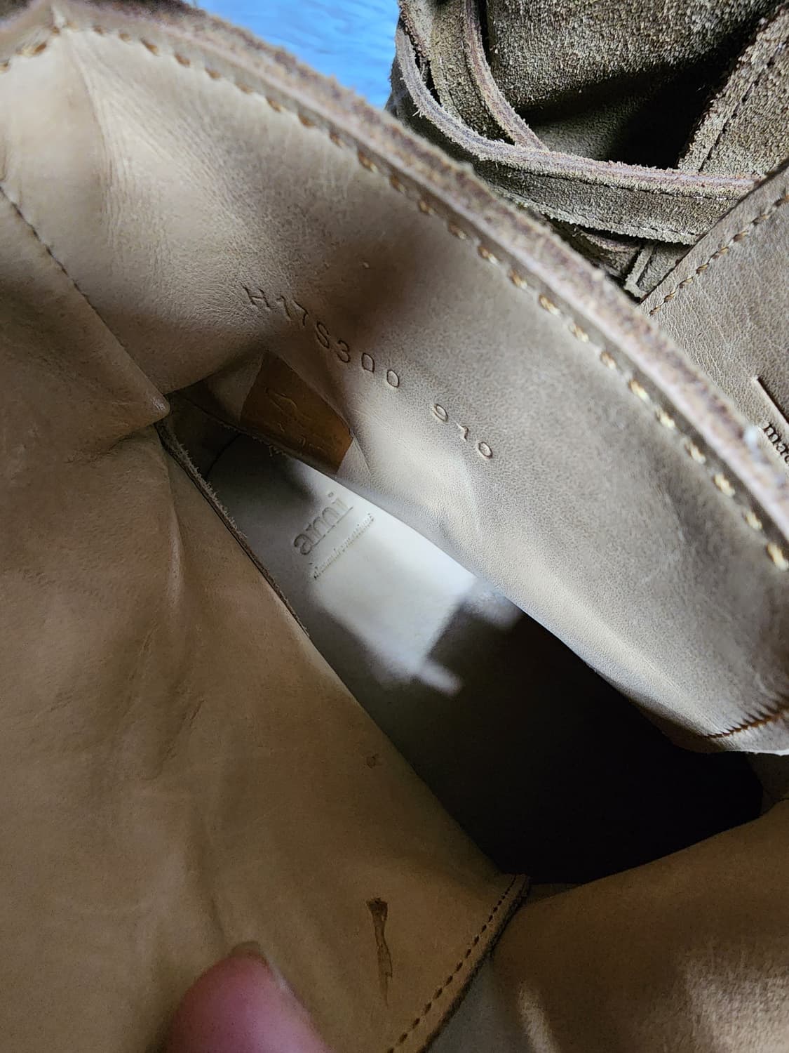 (42/270)AMI 아미 조드퍼 더비 스트랩 스웨이드 부츠 상품이미지6