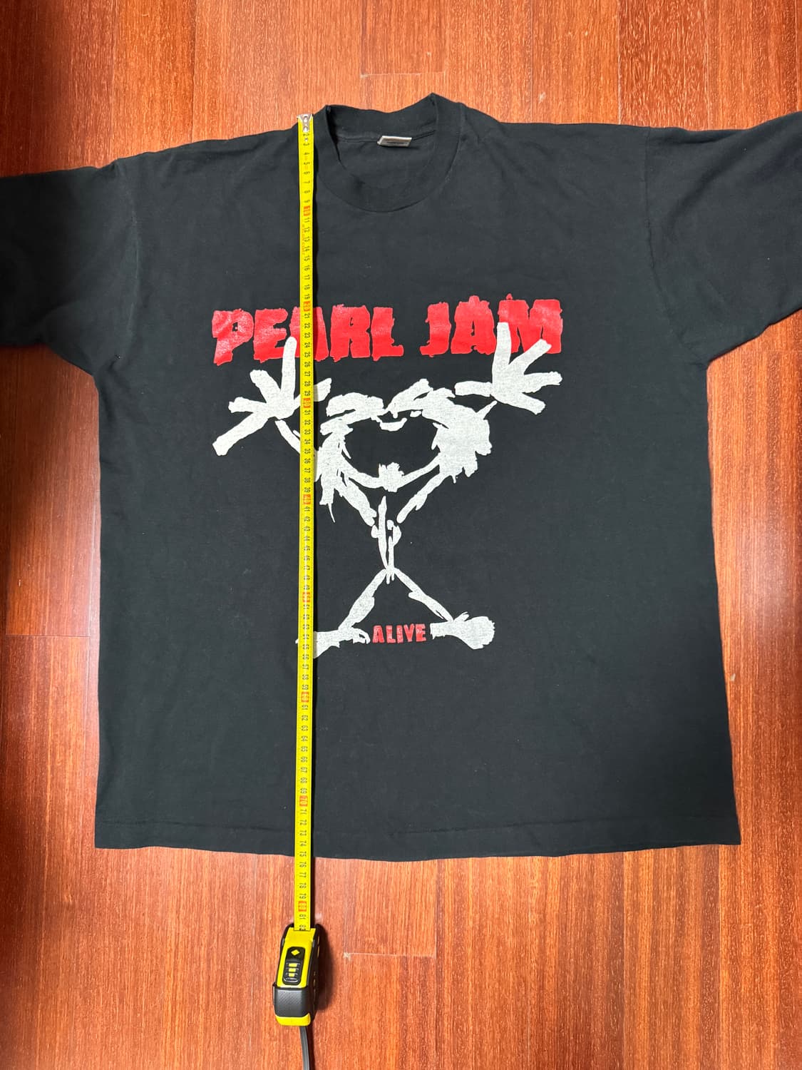 [XXL] 90s 펄잼 Alive Stick Man 밴드티 상품이미지6