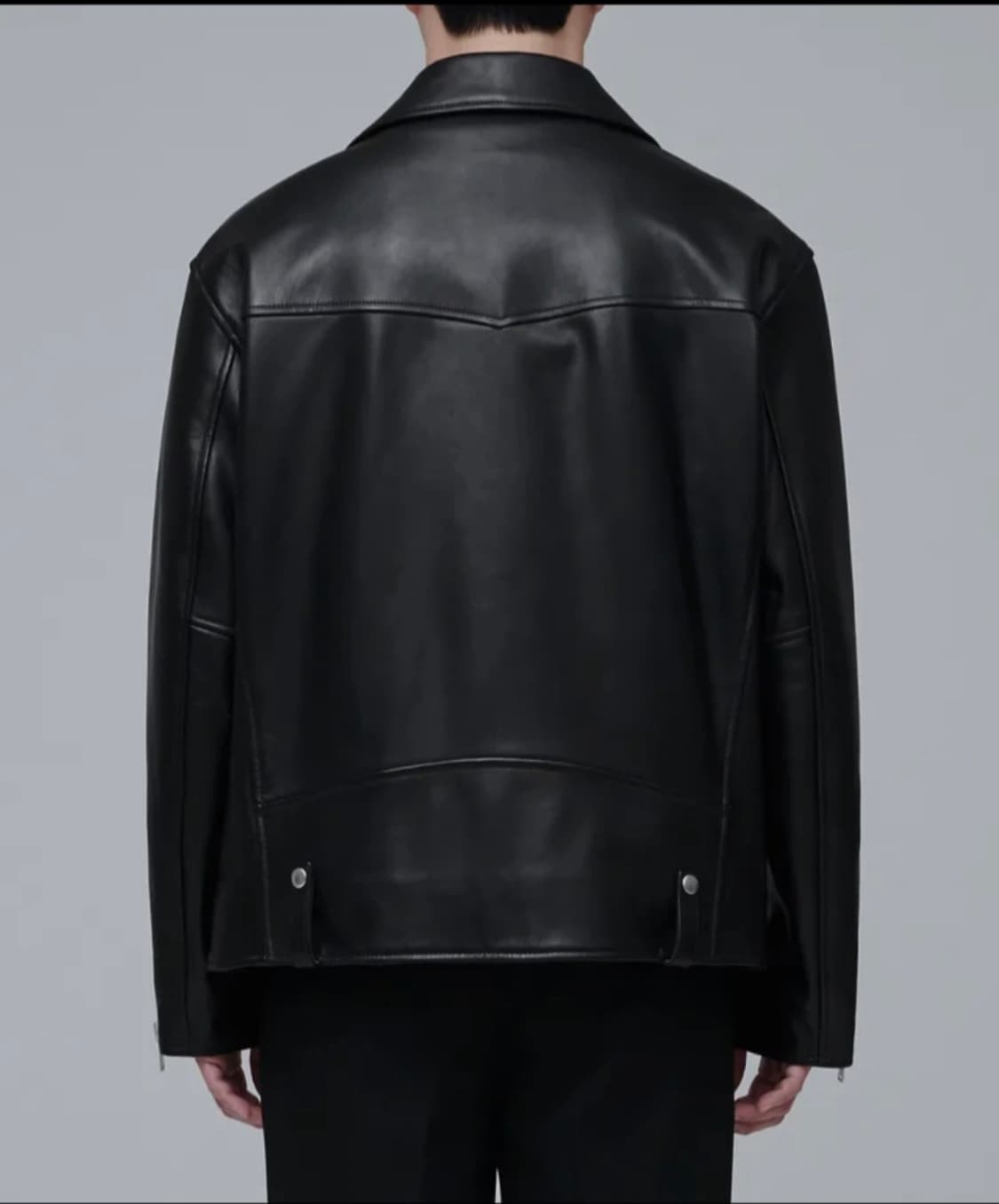 무신사 램스킨 레더자켓 새옷 상품이미지4