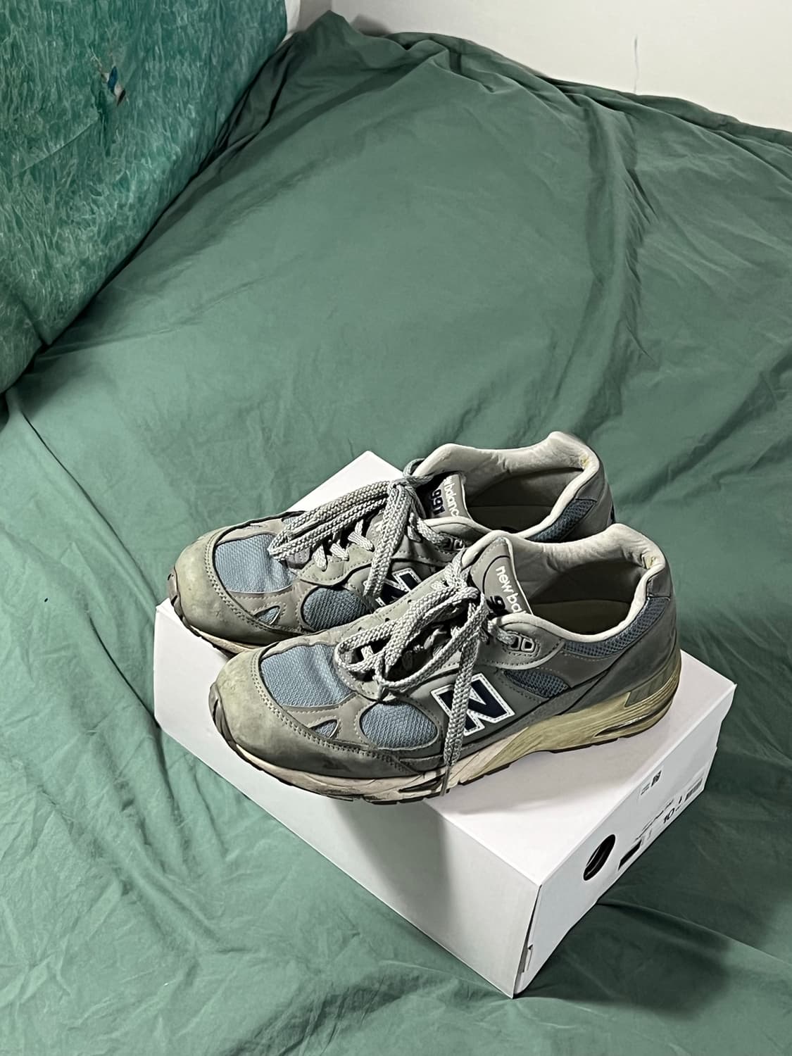 뉴발란스 991 메이드 인 UK 그레이 네이비 상품이미지2