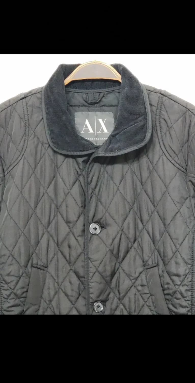 (M) 아르마니 익스체인지 퀼팅자켓 블랙 누빔점퍼 캐주얼  상품이미지2