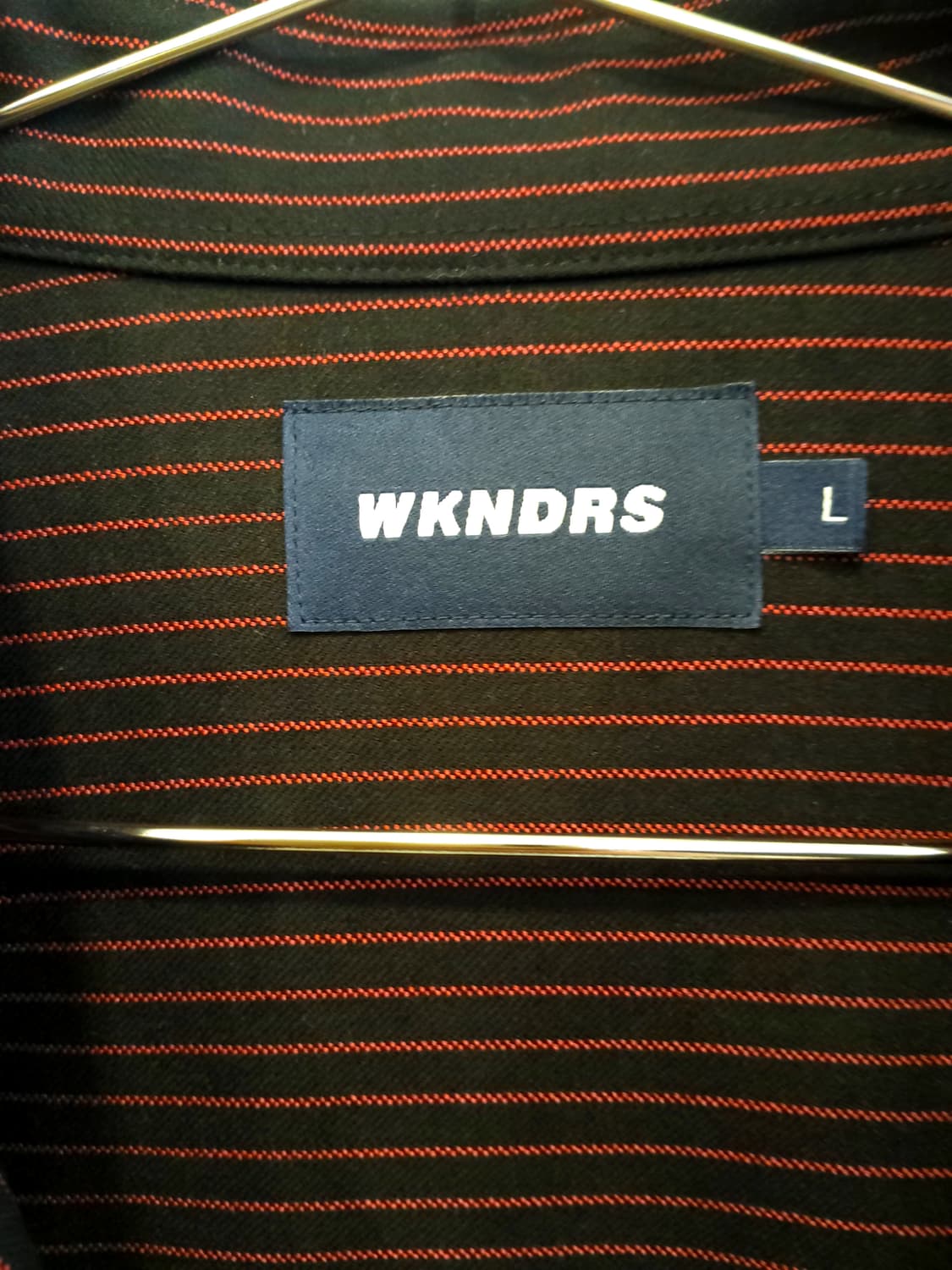 WKNDRS 빈티지 무드 스트라이프 셔츠/ L 상품이미지3