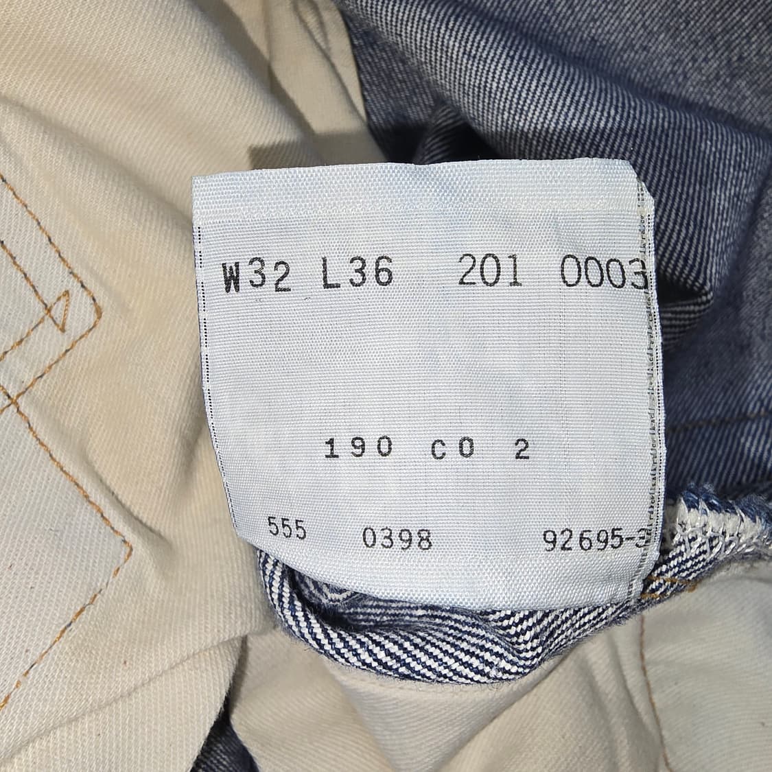 90s USA 발렌시아공장 리바이스 201XX 상품이미지7