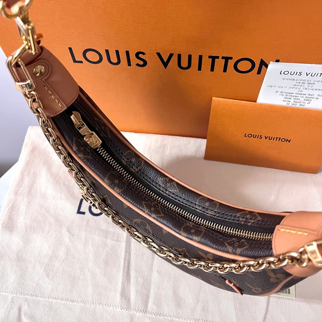 루이비통 루프 체인 모노그램 크로스백 숄더백 가방 M81098 상품이미지5