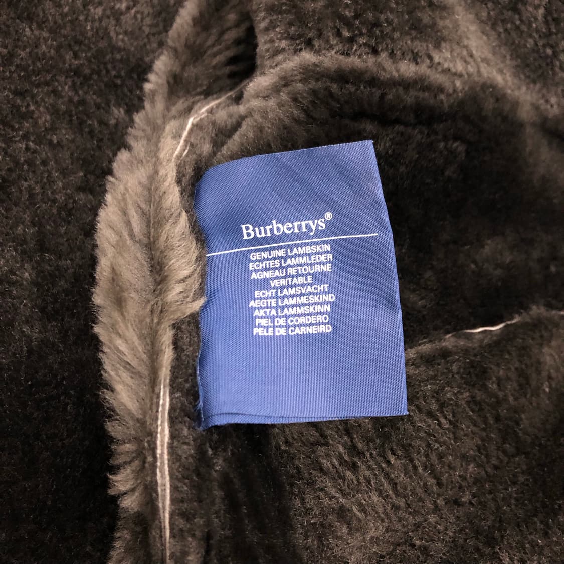 버버리 잉글랜드 영국 빈티지 양털 무스탕 자켓 S 상품이미지5
