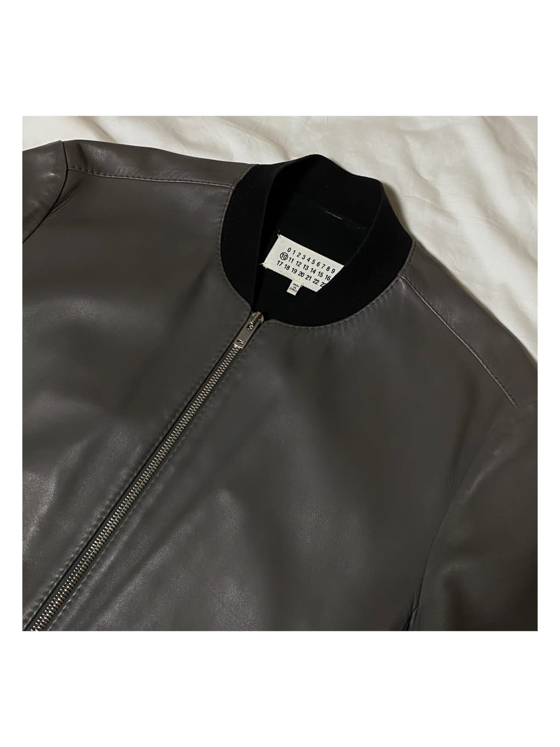 마틴 마르지엘라 A2 리얼 레더 자켓 플라이트 A1 봄버 블루종 상품이미지3