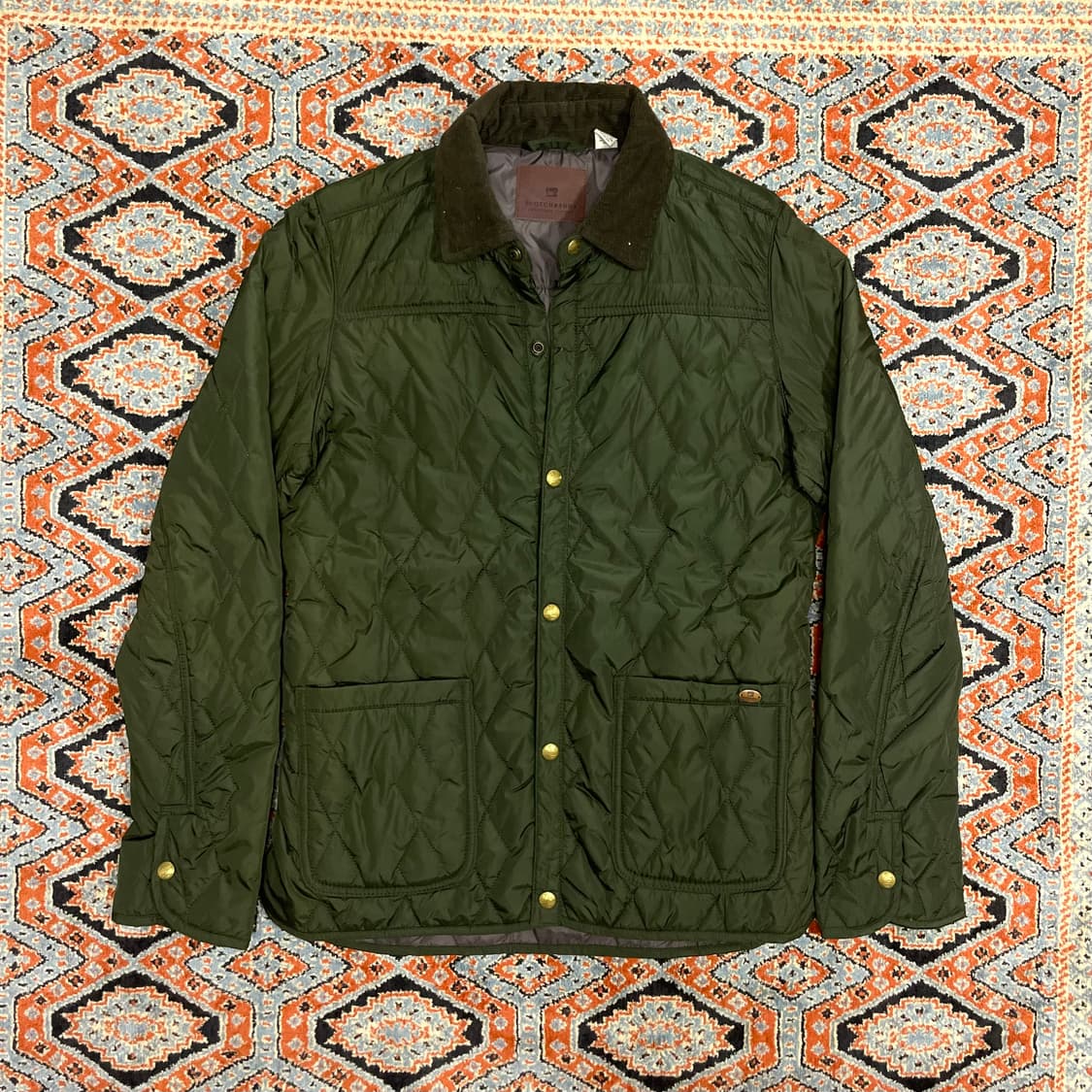 스카치앤소다 다크카키 브라운카라 퀼팅자켓 여성L 상품이미지1