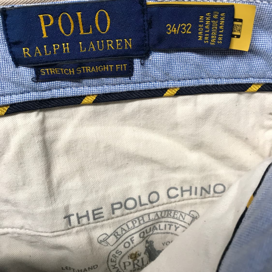 폴로 랄프로렌 QR 베이지 치노 팬츠 34/32 상품이미지6