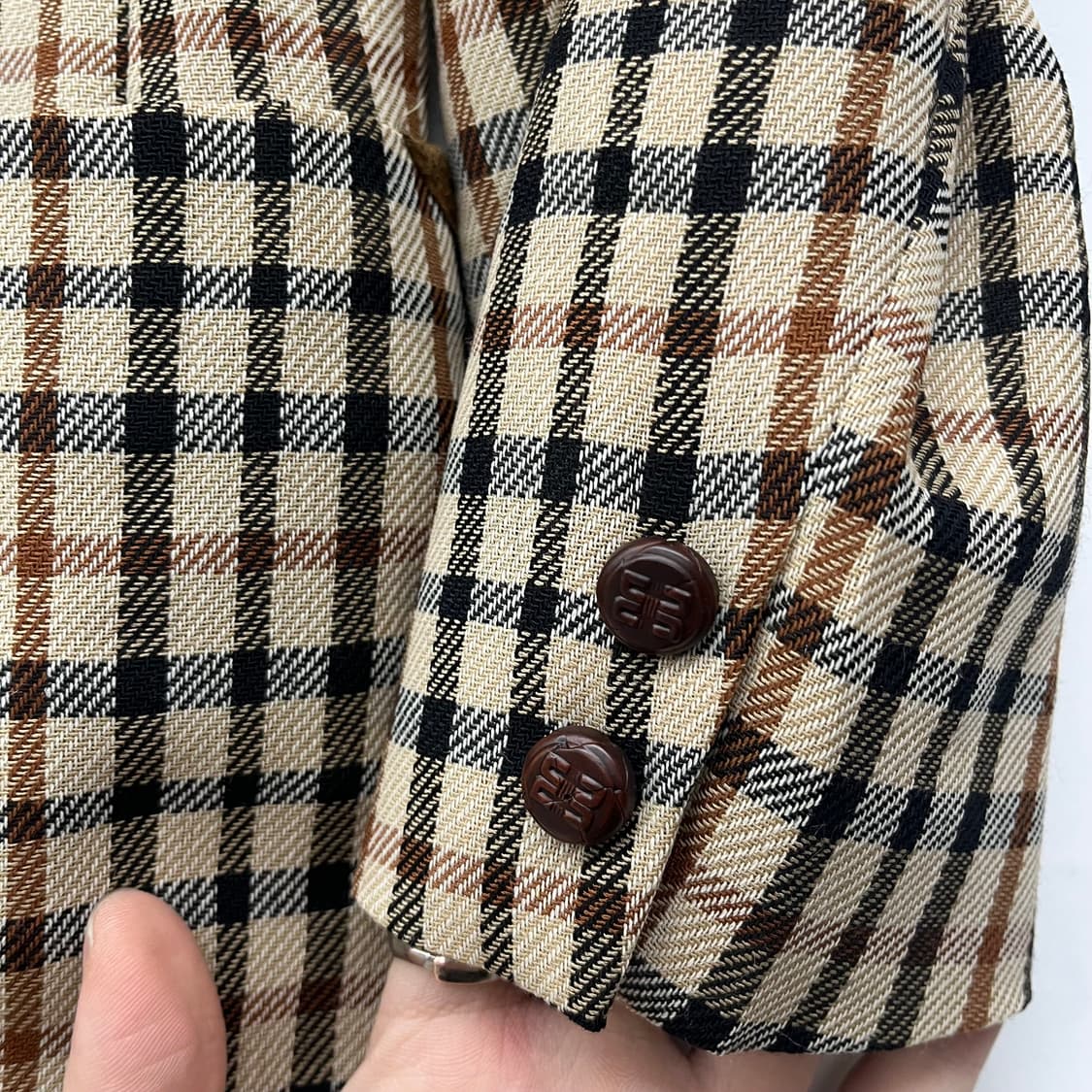 닥스 클래식 체크 자켓 남M 상품이미지8