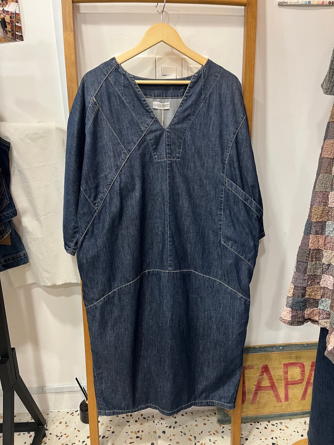 스튜디오 톰보이 데님 셔츠 원피스 상품이미지1