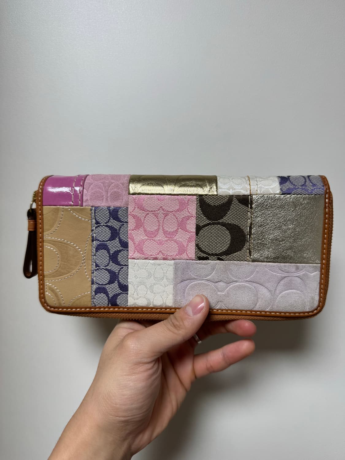 코치 패치워크 장지갑 상품이미지2