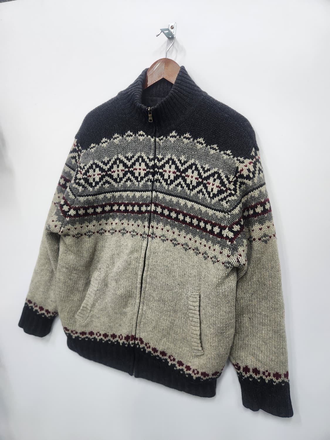 NII  니트집업 상품이미지2