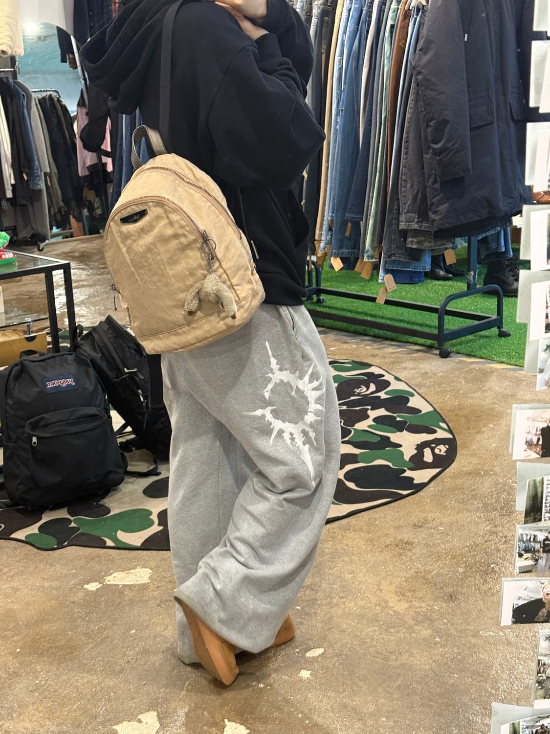 키플링 신형 미니 백팩 베이지 상품이미지8