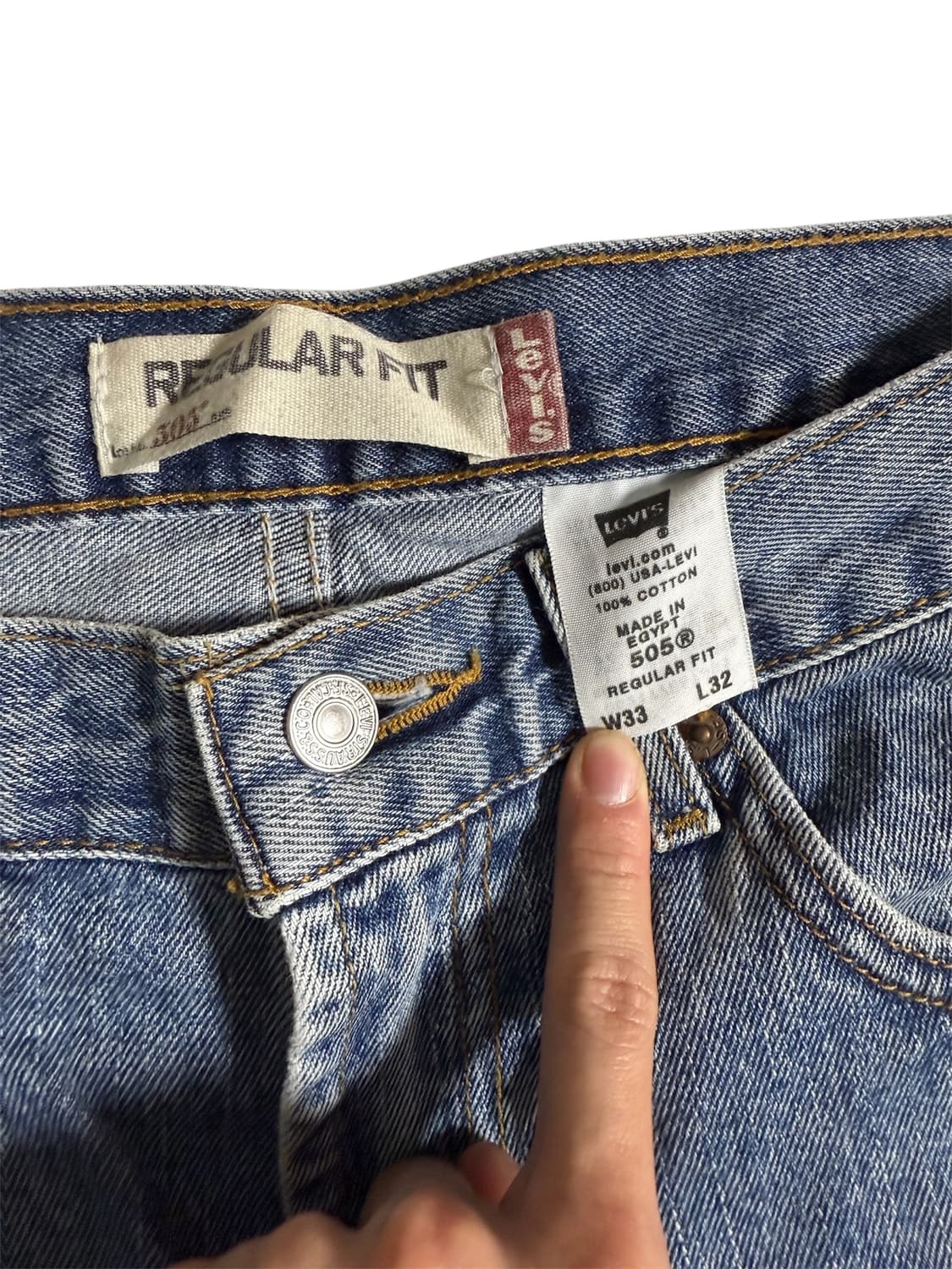 00s 빈티지 리바이스505 33x32 상품이미지3