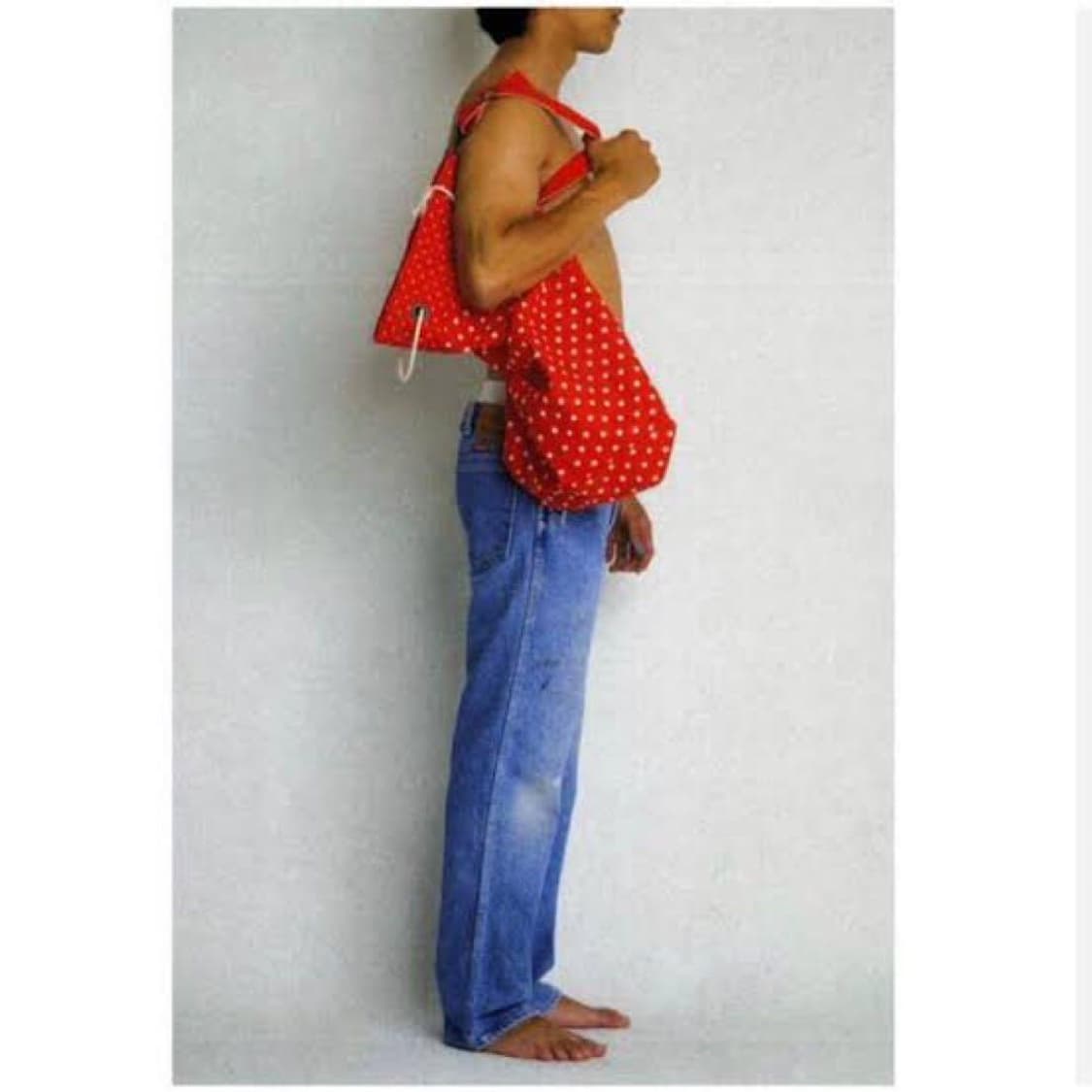 ERL 스타 캔버스 숄더 투웨이백 상품이미지2