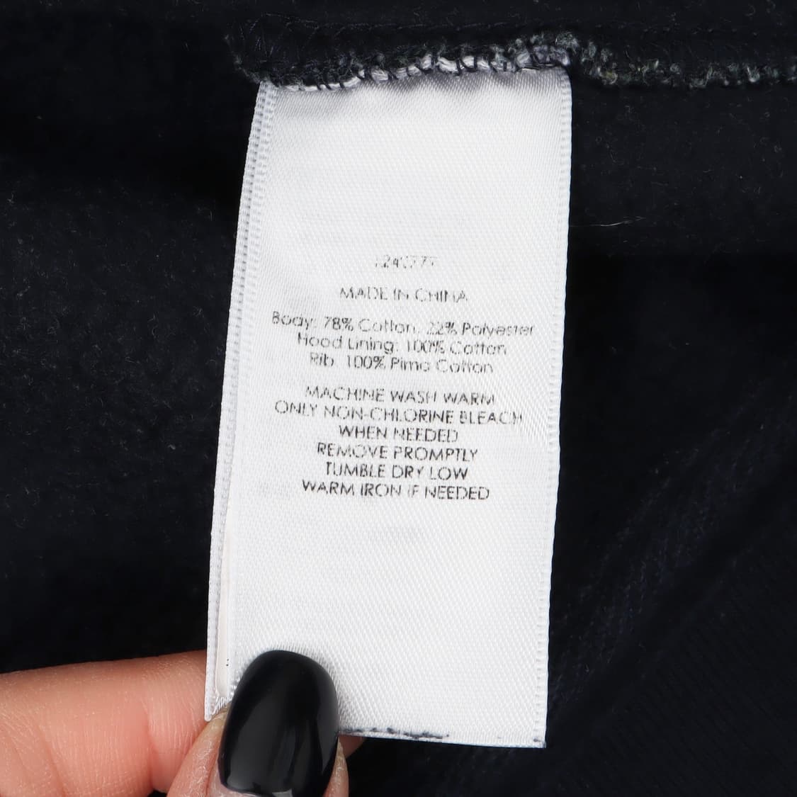 폴로 랄프로렌 빅포니 블랙와치 후드집업 상품이미지9