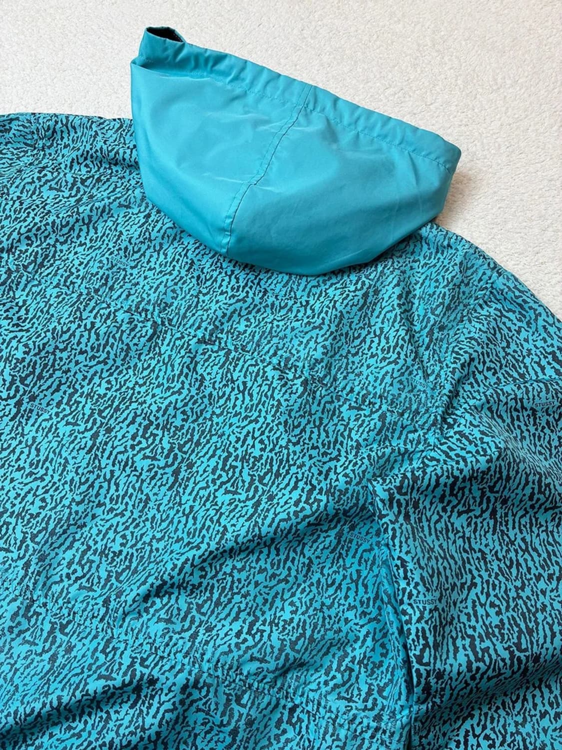 스투시 00's 패턴 윈드 후드 아노락 집업 PN6290 상품이미지5