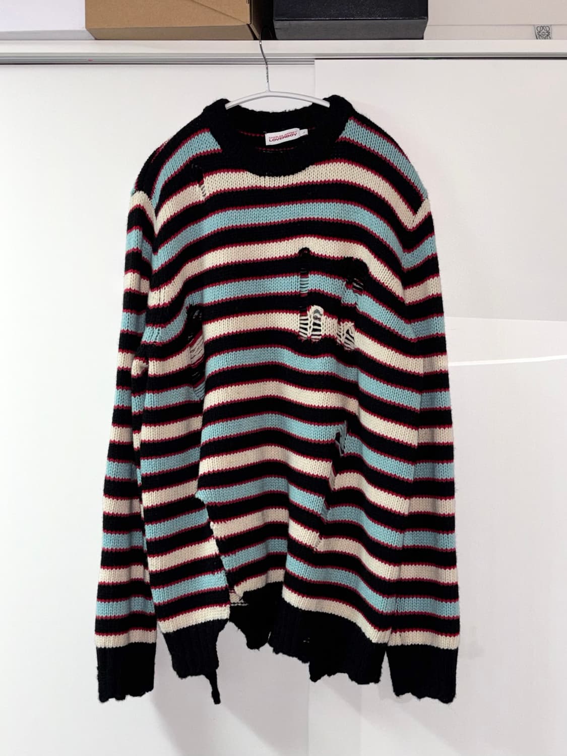 러버보이 데미지니트 상품이미지1