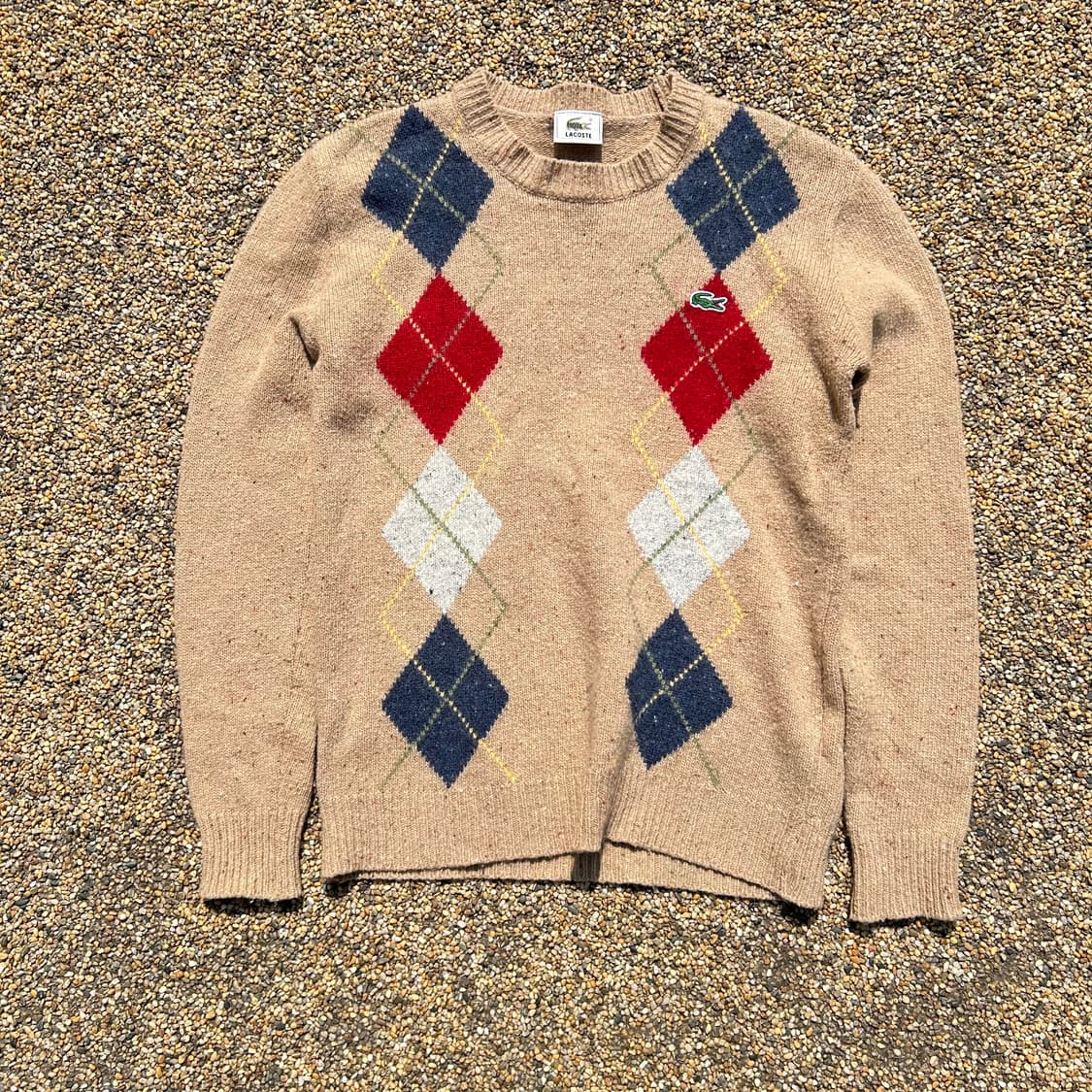 라코스테(Lacoste)아가일 패턴 니트 상품이미지1