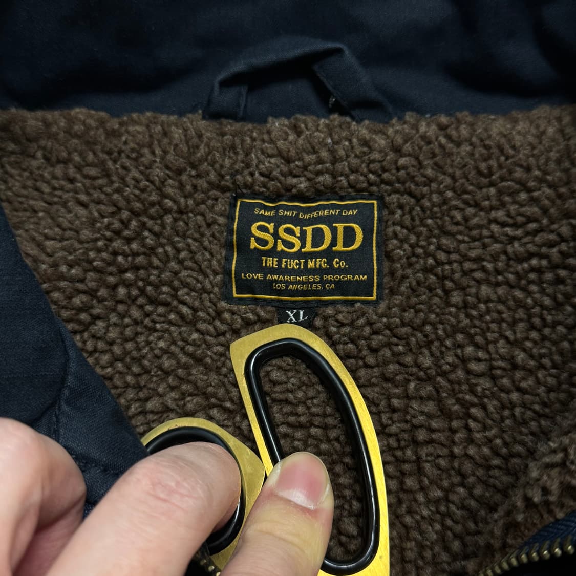 2013 FW FUCT SSDD 퍽트 네이비 데크 자켓 XL 상품이미지8