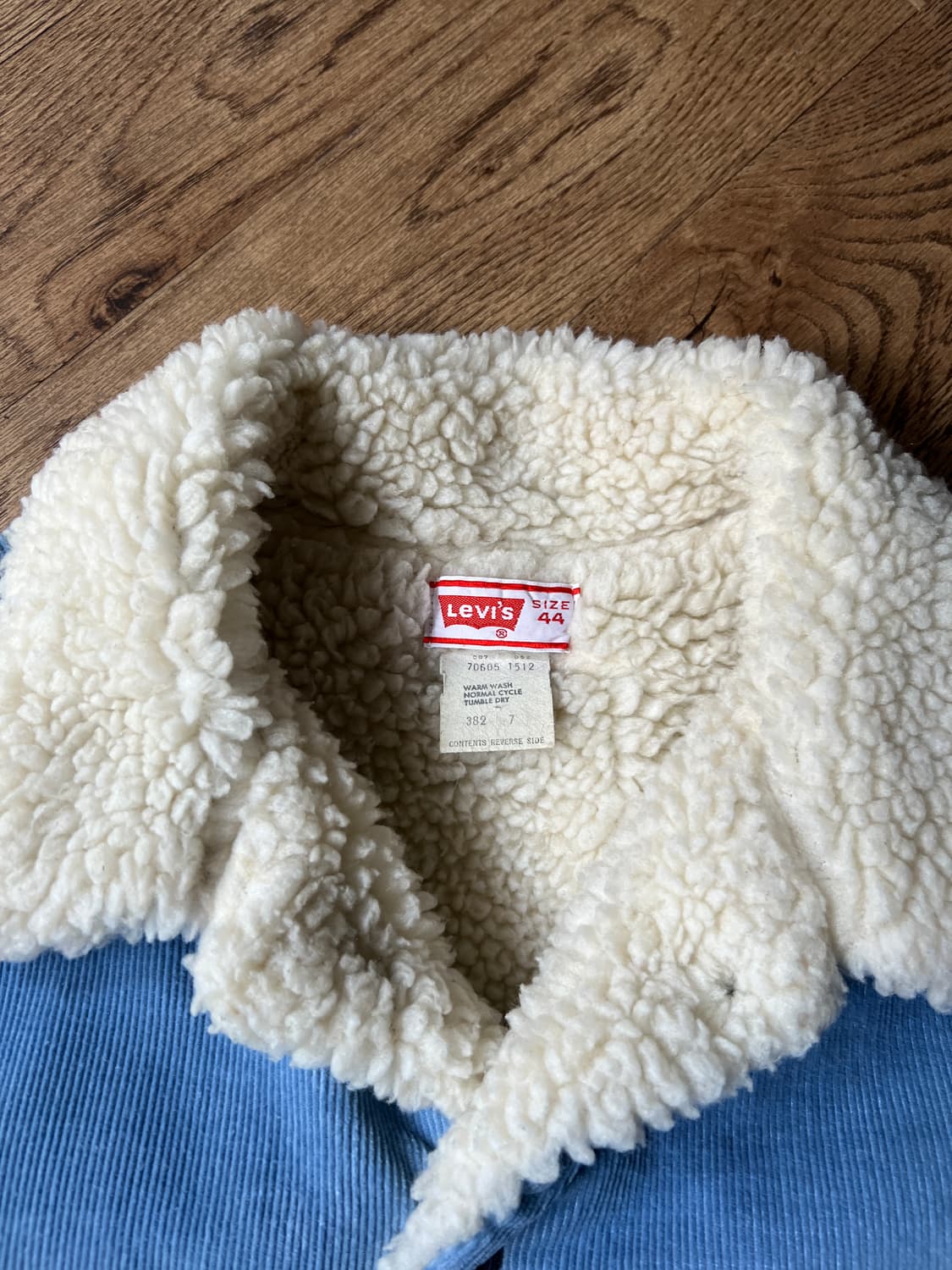 [M]70's 리바이스 USA  코듀로이 쉐르파 트러커 자켓 상품이미지2