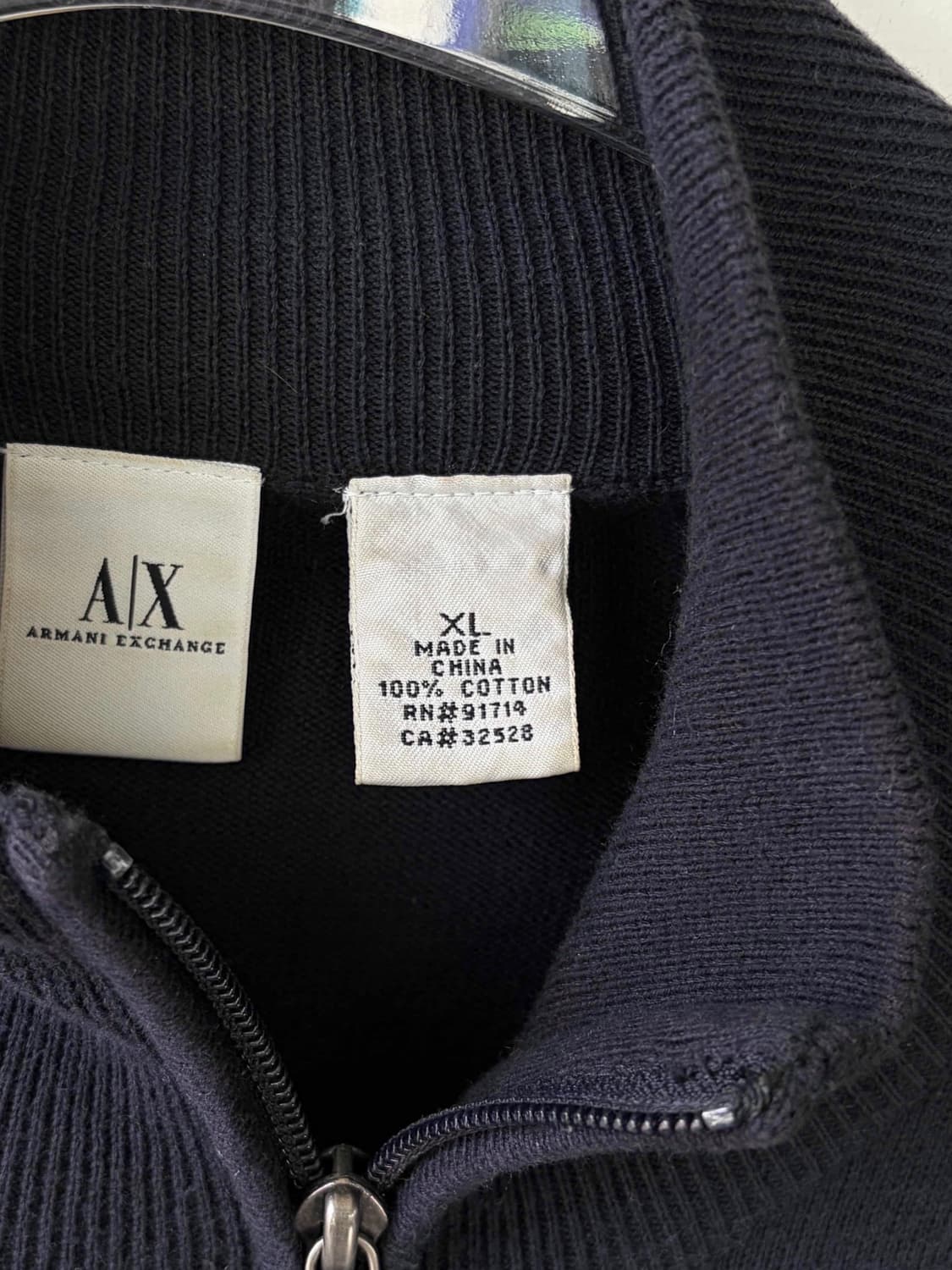 아르마니 익스체인지 밀리터리 집업 니트  상품이미지5