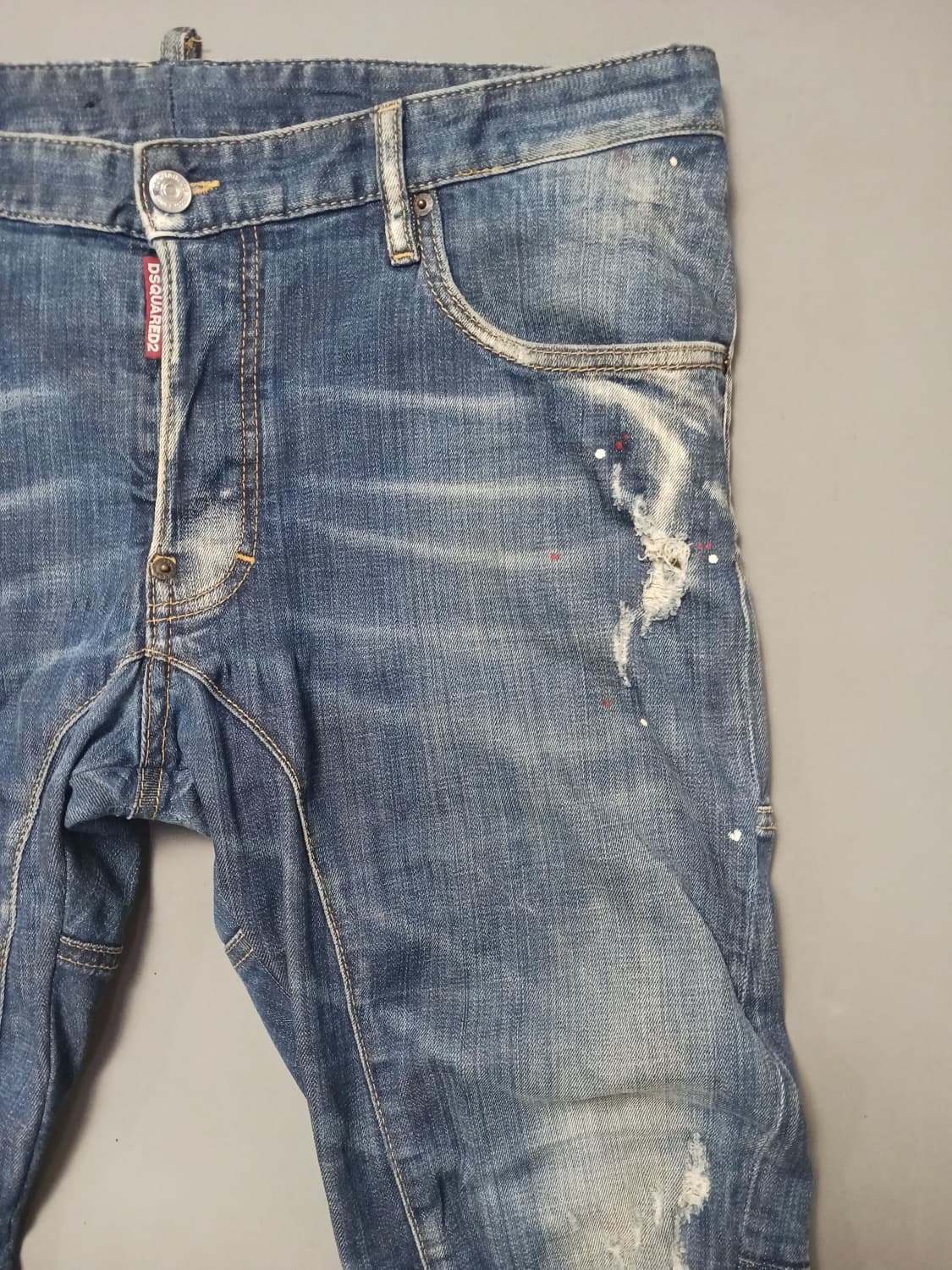 [54] 정품 디스퀘어드2 18FW 디스 타이디바이커진 청바지 상품이미지4