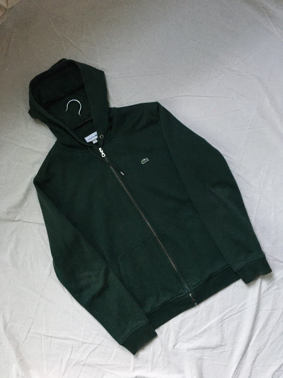 라코스테 자수패치 후드집업 상품이미지3