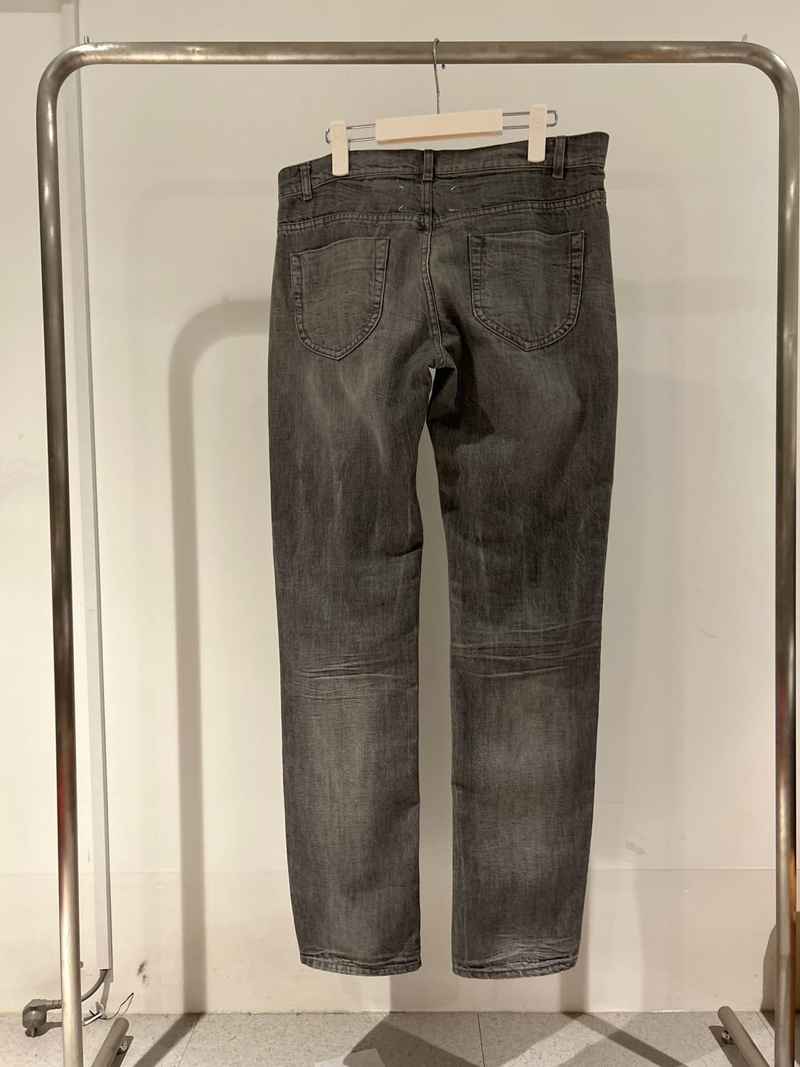 Leather Patchwork Jeans 상품이미지3