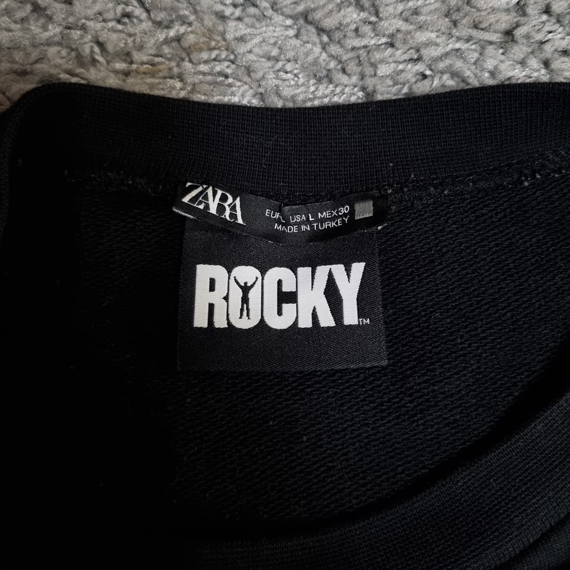Zara 자라 rocky 록키 맨투맨 스웻셔츠 긴팔 영화 L 빈티지 상품이미지5