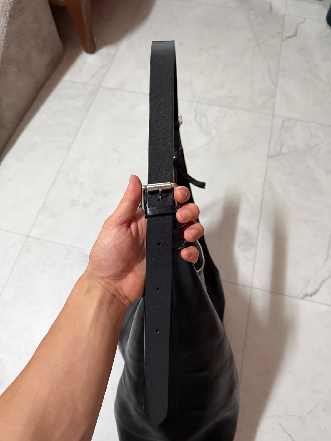 토니웩 풀그레인레더 숄더백 라지 상품이미지8