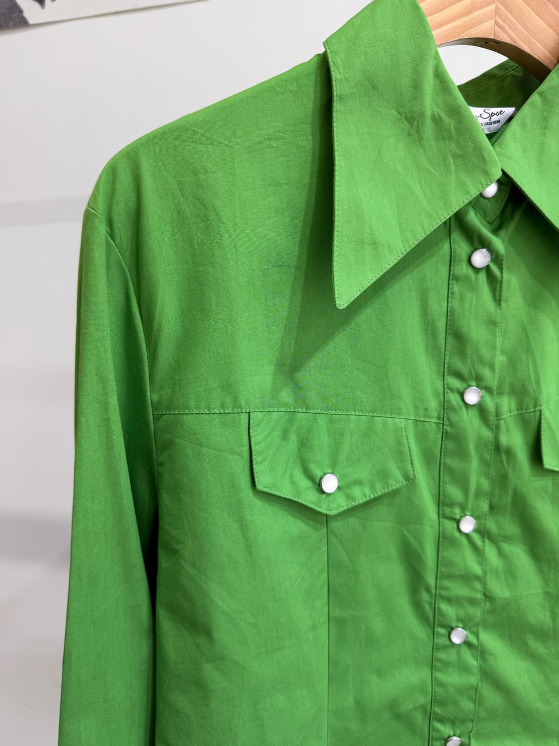 빈티지 FIVE SPOT (Made in Japan)피크드칼라셔츠 상품이미지4