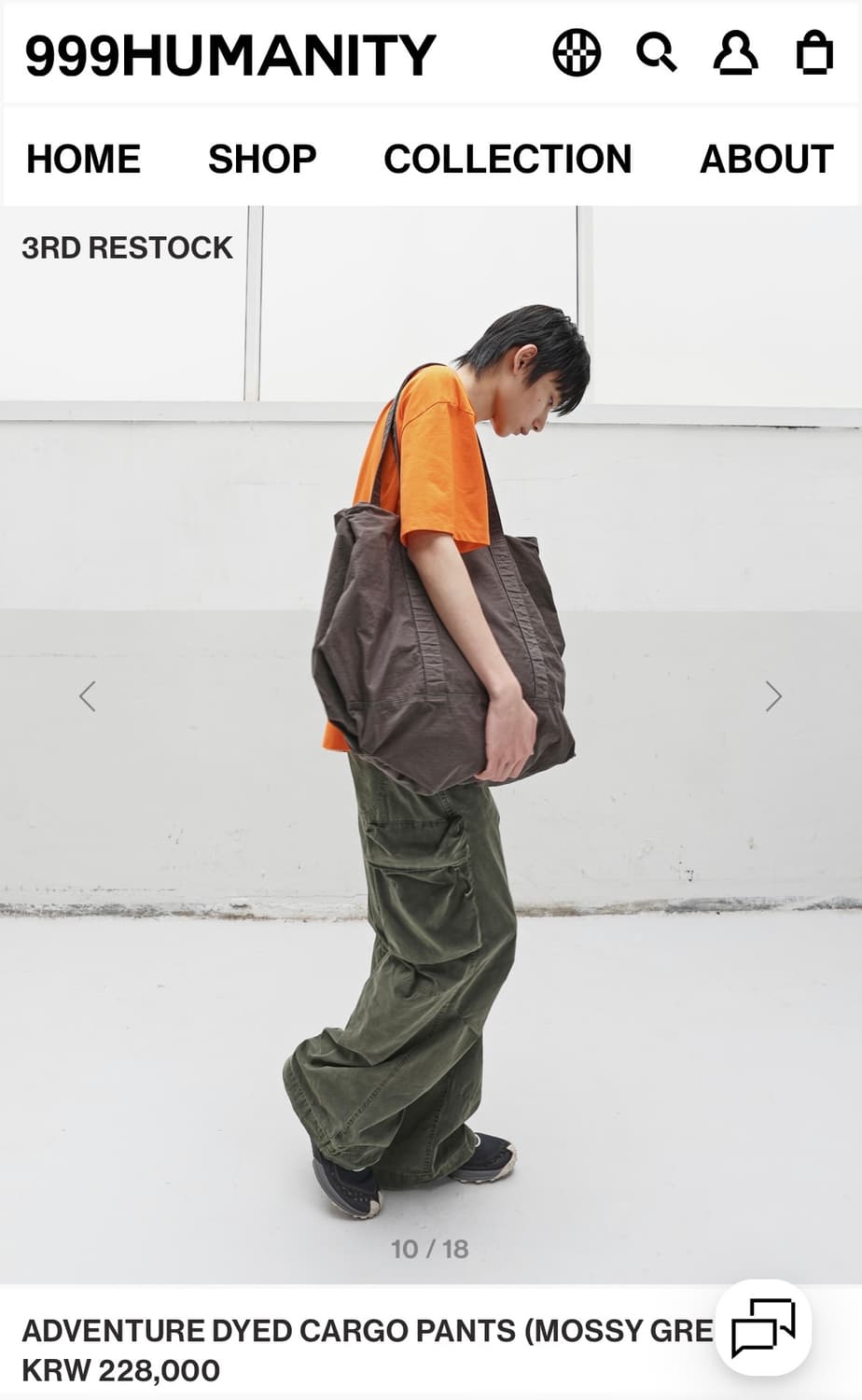 ADVENTURE DYED CARGO PANTS (MOSSY GREEN) 상품이미지2