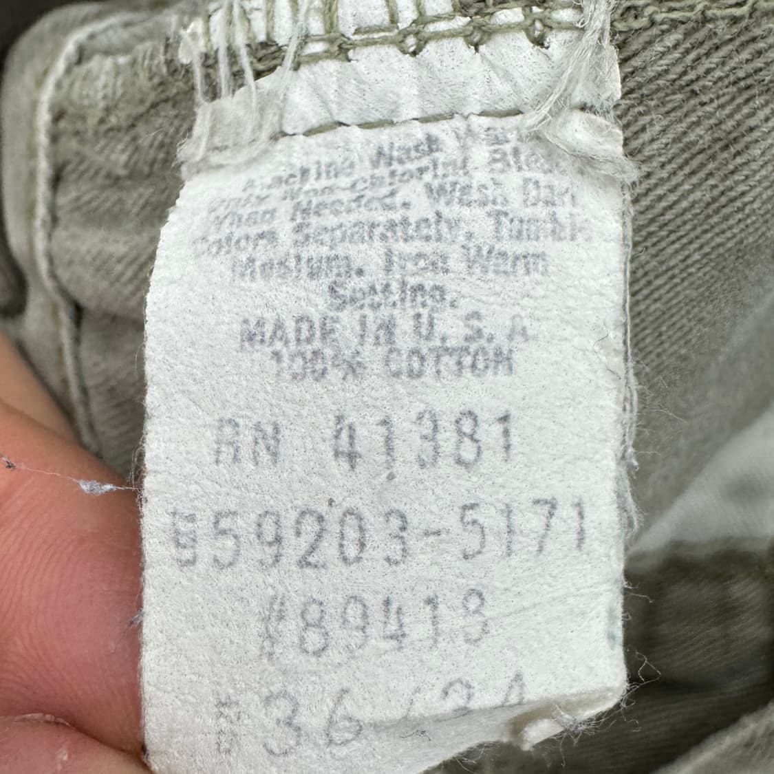 폴로 90s 페이딩 와이드 코튼 치노팬츠 상품이미지7