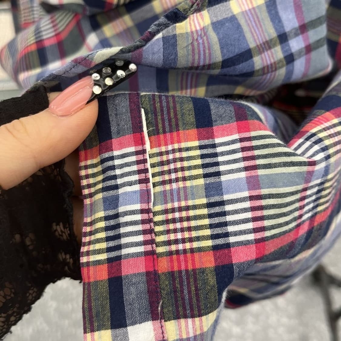 폴로 랄프로렌 빈티지 컨트리 레트로 체크 셔츠 L C10556 상품이미지6