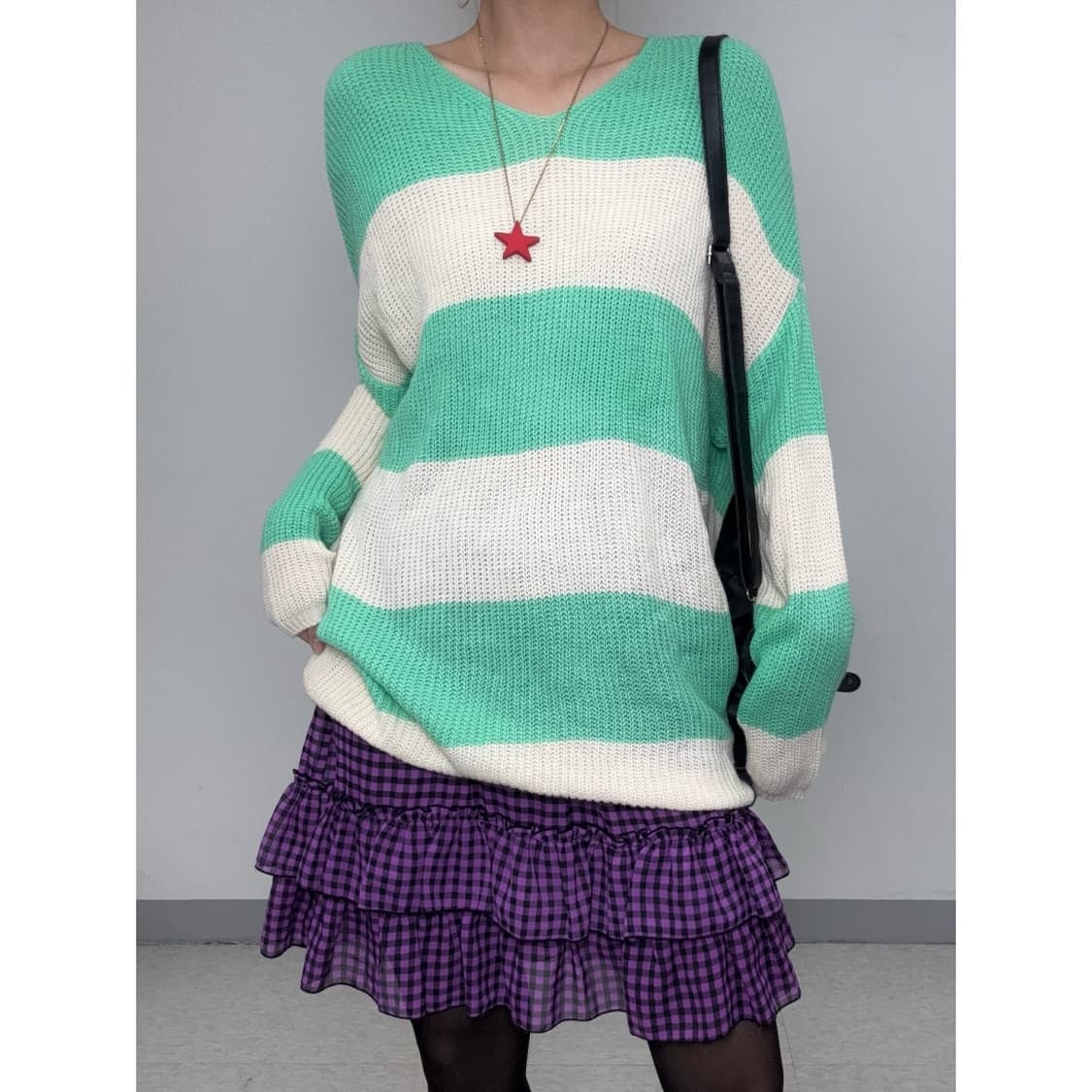 빈티지 니트 원피스 상품이미지1