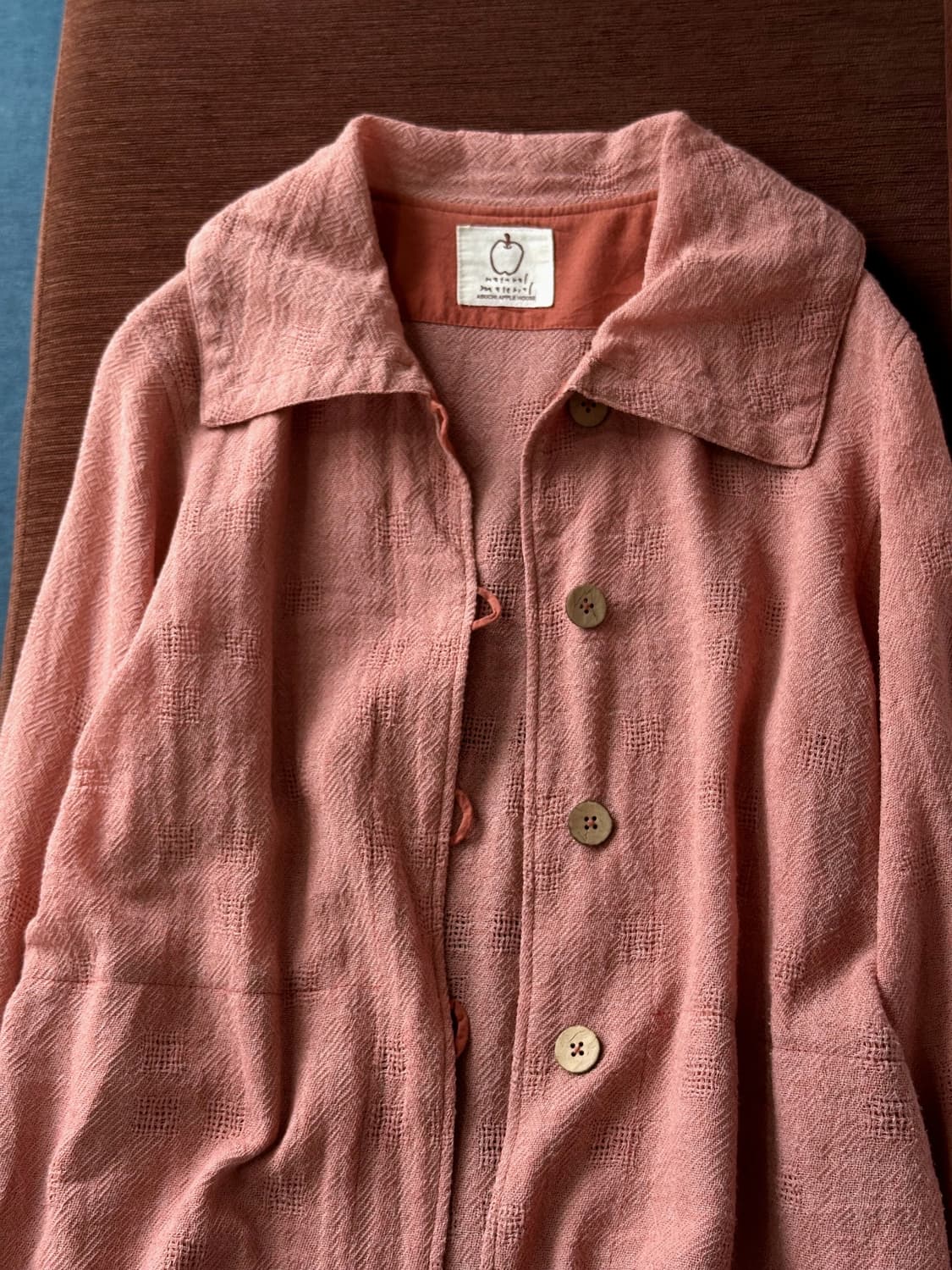 Punch loose woven design cotton jacket 상품이미지2