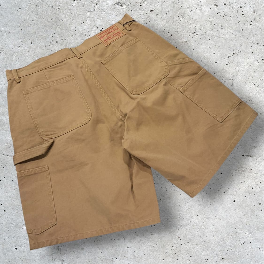 [34] 아웃스탠딩 더블니 베이지 워크 반바지 팬츠 D755 상품이미지2