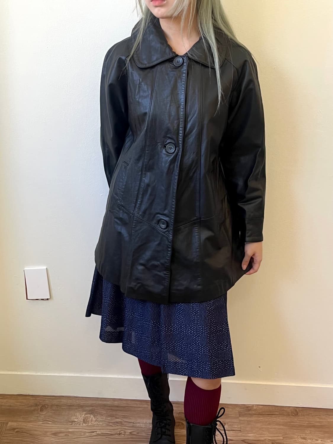 D&G (dolce&gabbana) 플레어 가죽 자켓 상품이미지6