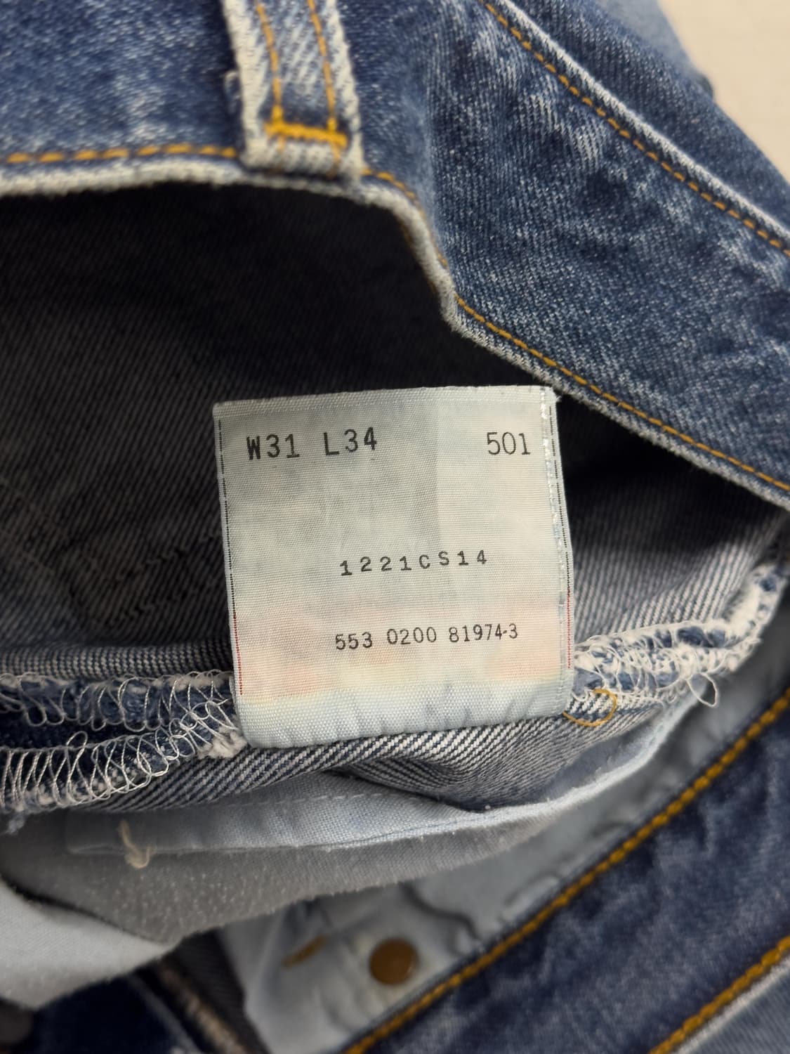 리바이스 USA 501 데님 팬츠 상품이미지6