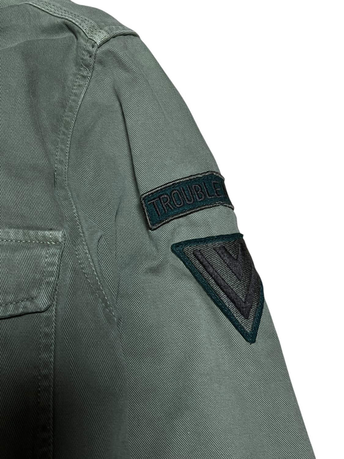 ZARA MAN 자라 밀리터리 워크 셔츠 S 상품이미지3